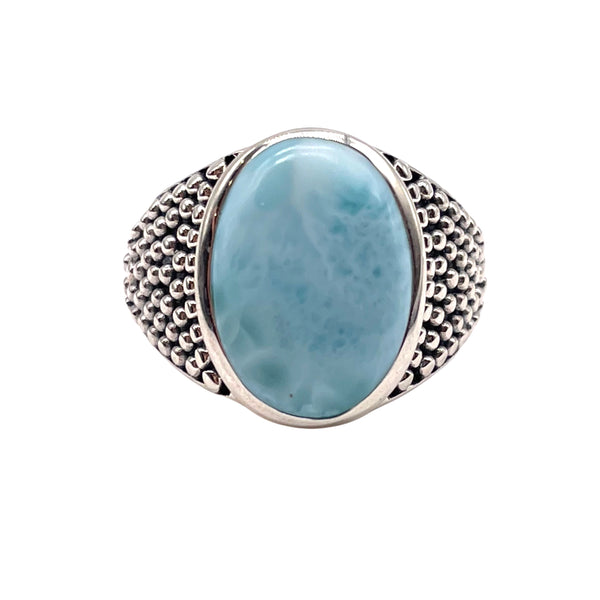 Men's Larimar Ring