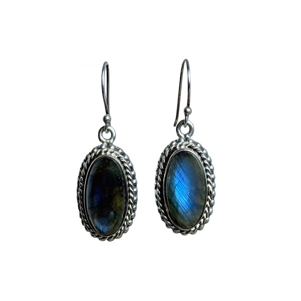 Labradorite Earrings