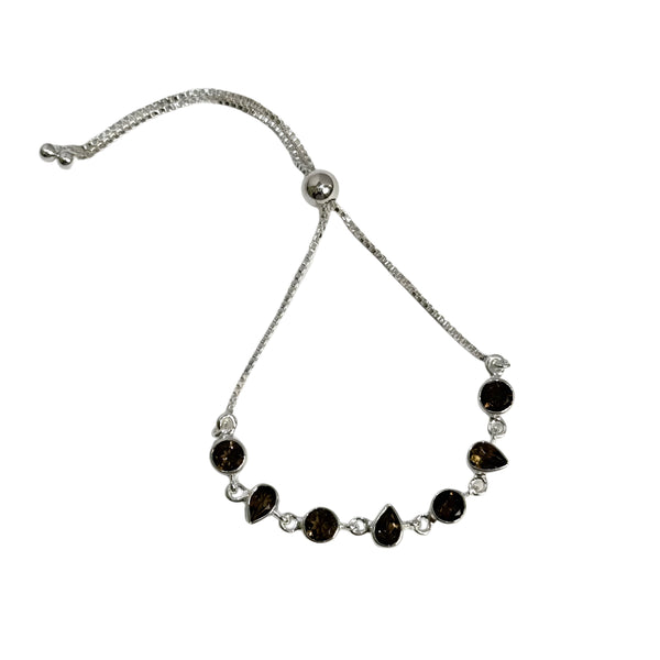 Smoky Quartz Bolo Bracelet