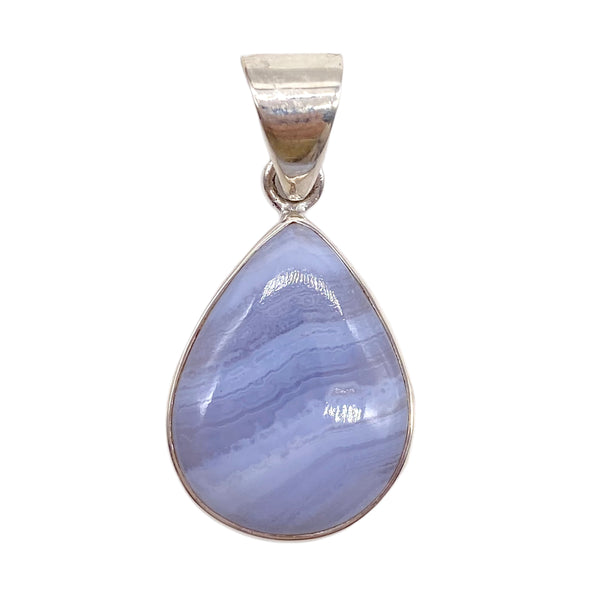 BLUE LACE AGATE PENDANT