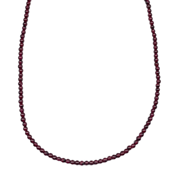 Garnet Beaded Necklace