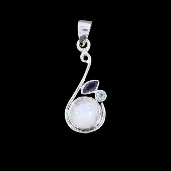 RAINBOW MOONSTONE PENDANT