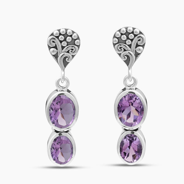 Amethyst Dangle Earrings