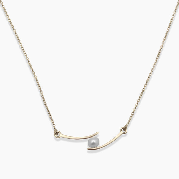 Gold Vermeil Freshwater Pearl Necklace