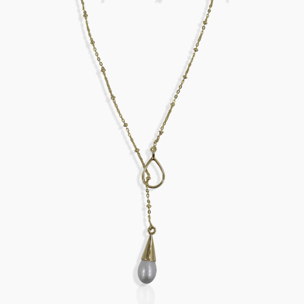 Gold Vermeil Freshwater Pearl Necklace