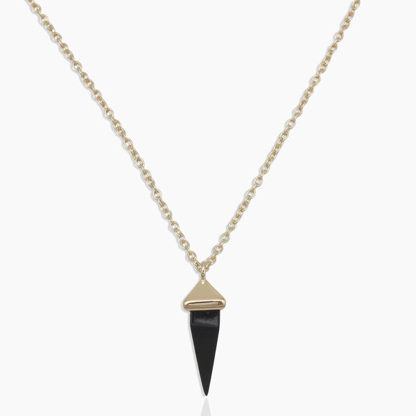 Gold Vermeil Black Onyx Necklace