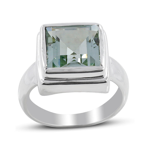 GREEN AMETHYST RING