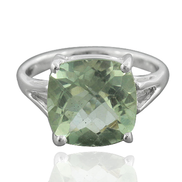 GREEN AMETHYST RING