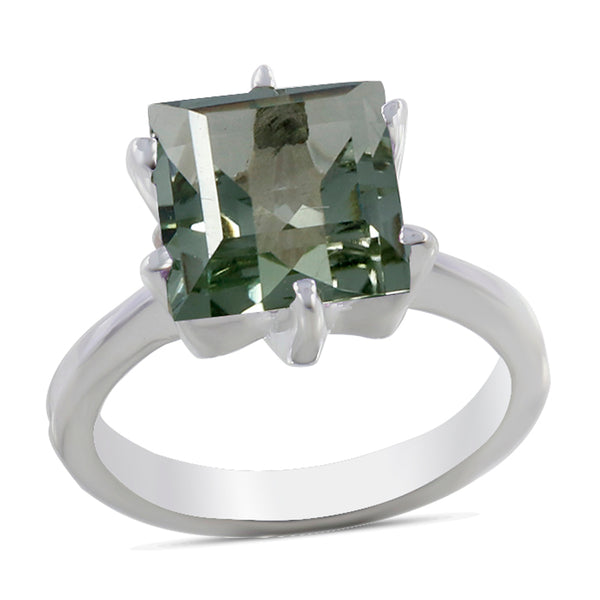 GREEN AMETHYST RING