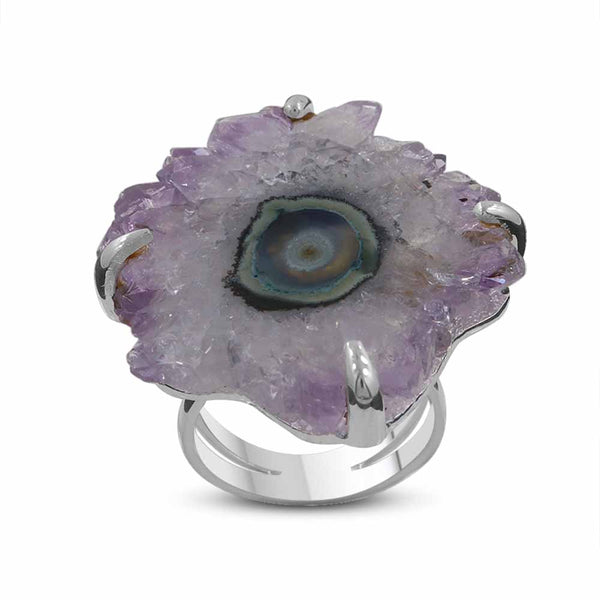 AMETHYST SLICE RING