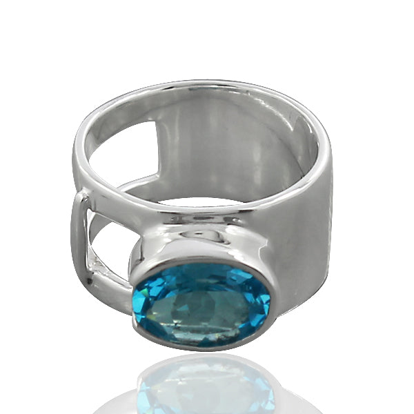 Blue Topaz Ring