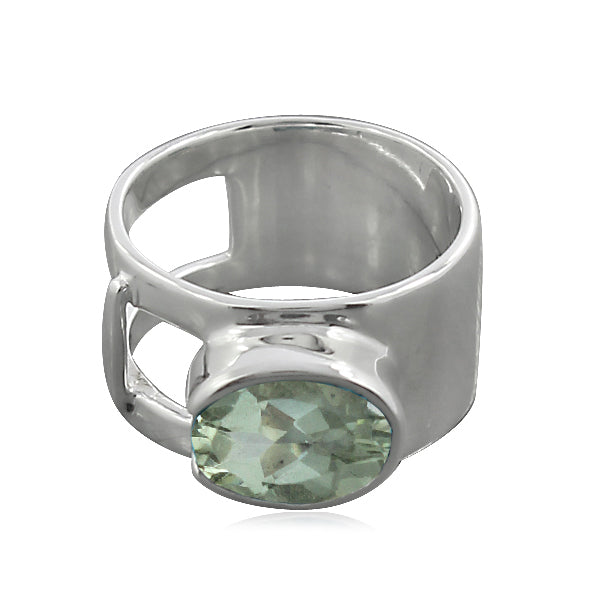 Green Amethyst Ring