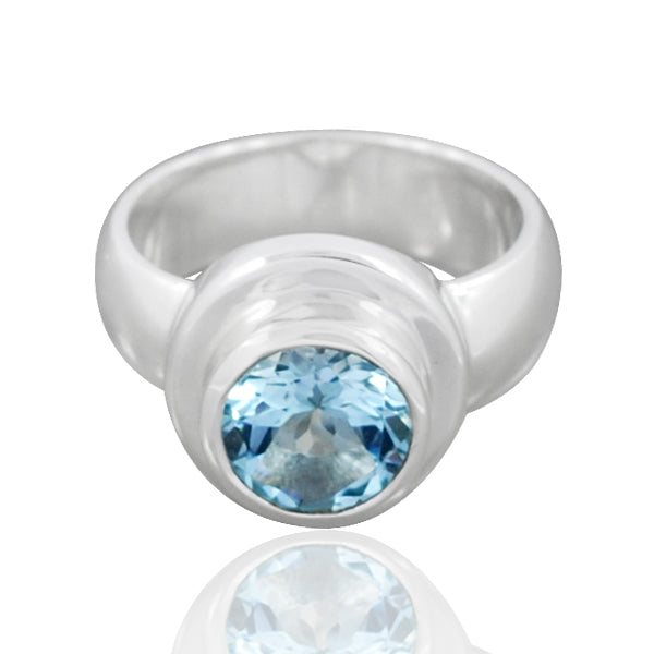 Blue Topaz Ring