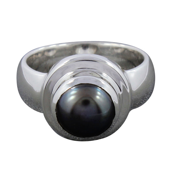 Freshwater Pearl Grey Ring