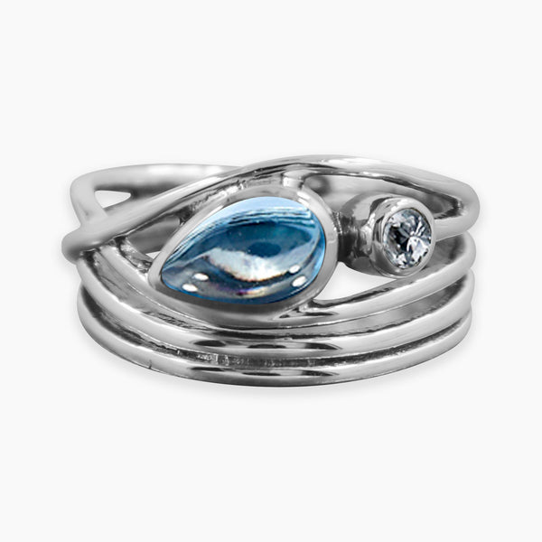 Blue Topaz Ring