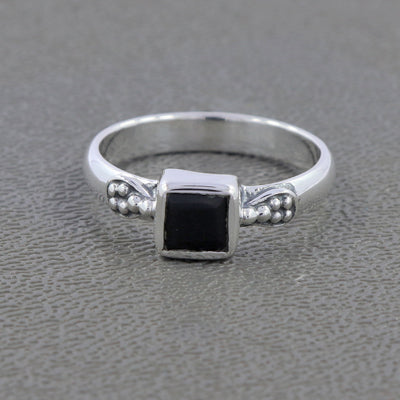 Black spinel Ring
