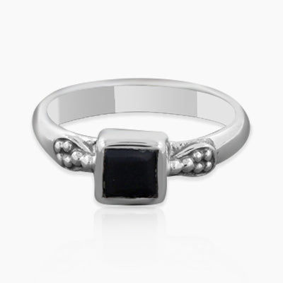 Black spinel Ring