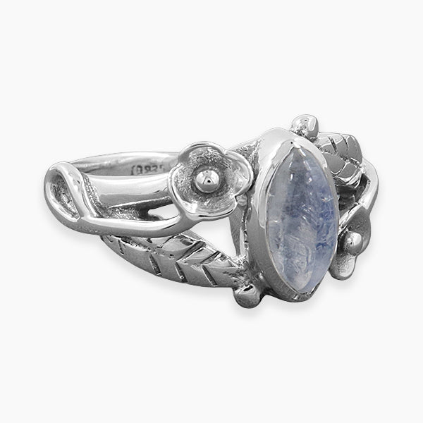 Rainbow Moonstone Ring