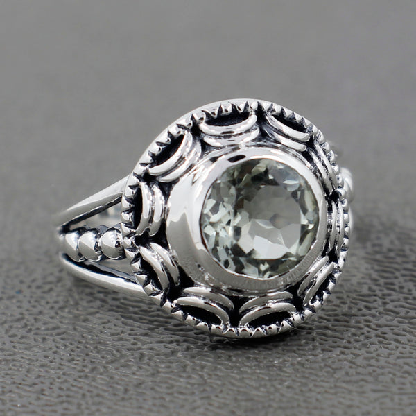 Green Amethyst Rings