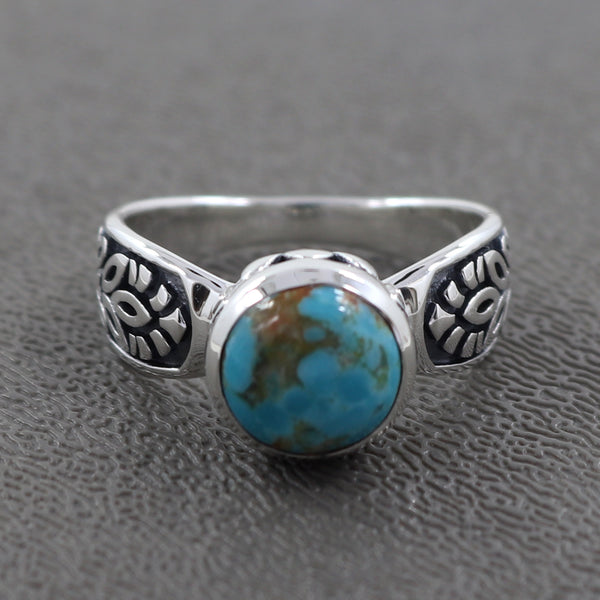 Flower Garden Engraved Rings