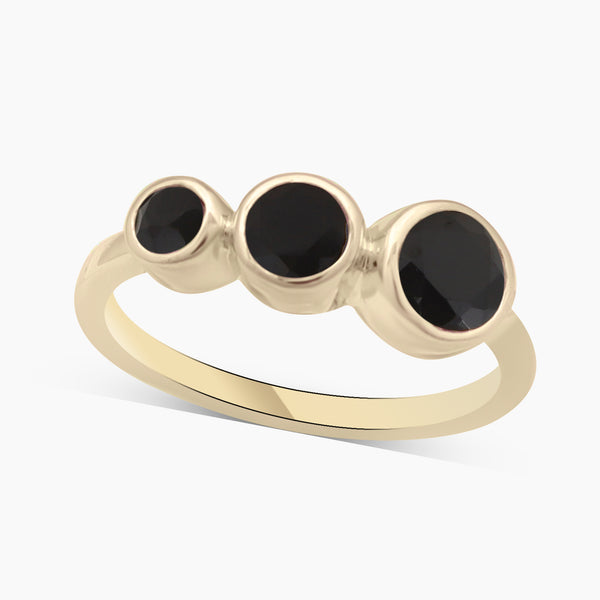 Gold Vermeil Black Onyx Ring