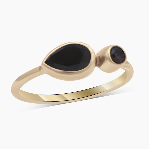 Gold Vermeil Black Onyx Ring