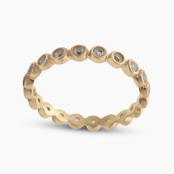 Gold Vermeil Stone Wraparound Ring