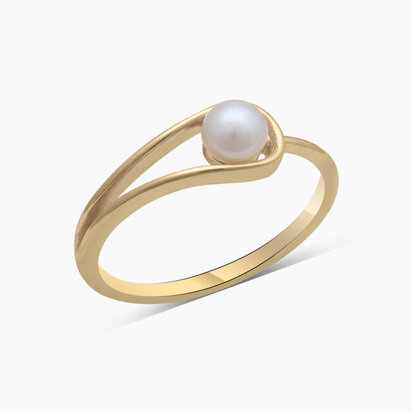 Gold Vermeil Freshwater Pearl Ring