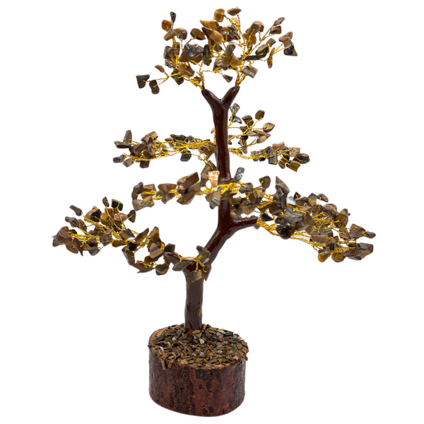 Tiger's Eye Gemstone Tree