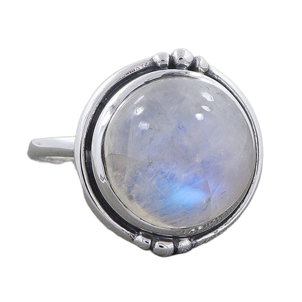 RAINBOW MOONSTONE RING