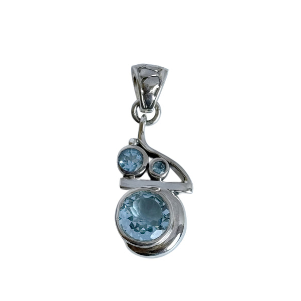 Blue Topaz Pendant