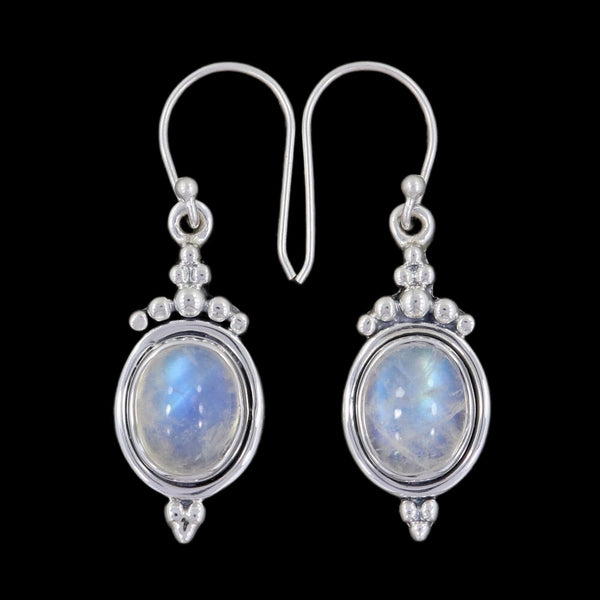 Rainbow Moonstone Earrings