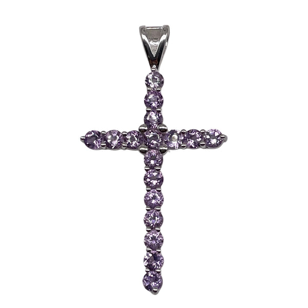 Amethyst Cross Pendant