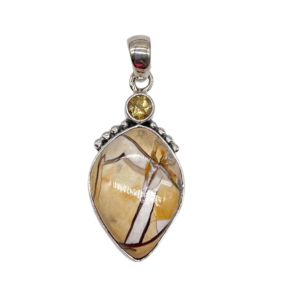 Brecciated Mookaite Pendant