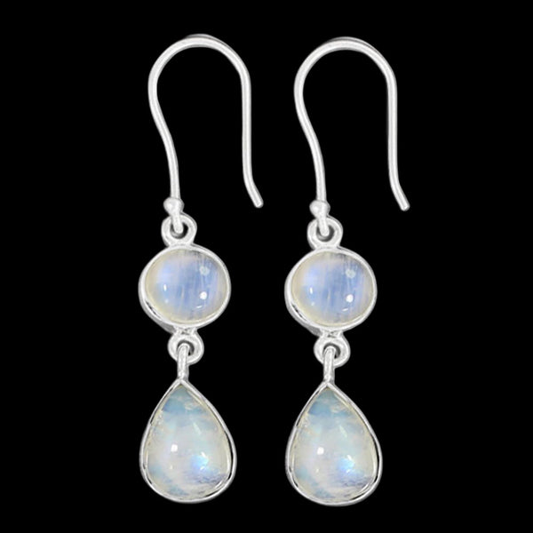 Rainbow Moonstone Earring