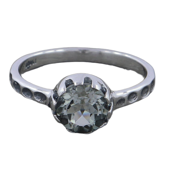 GREEN AMETHYST RING