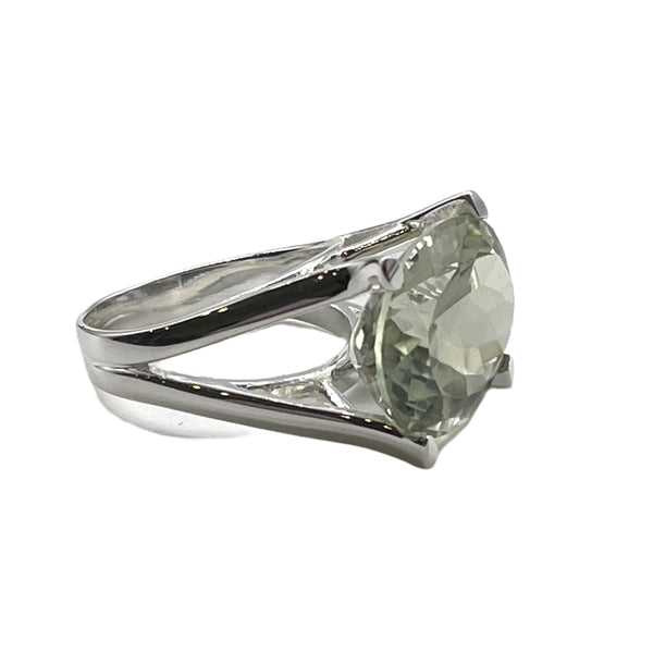 Green Amethyst Ring