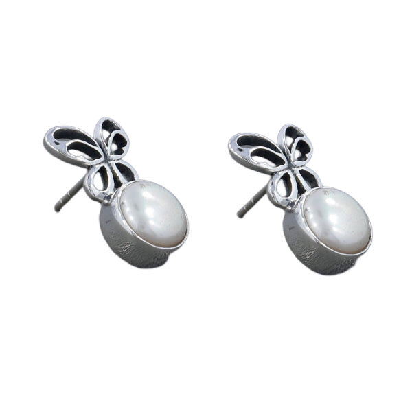 Pearl Butterfly Earrings