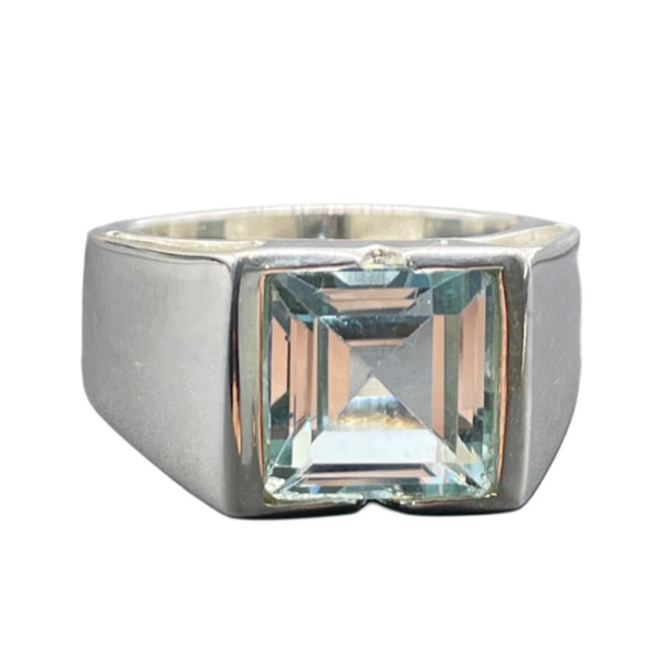 Men's Blue Topaz Ring