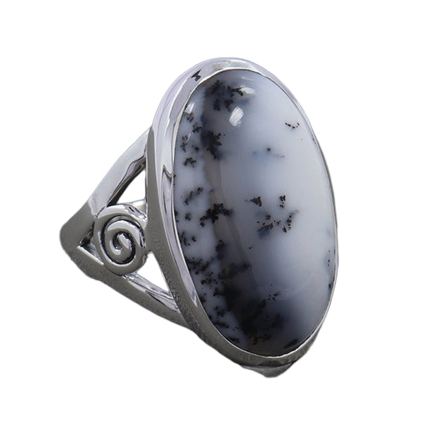 DENDRITIC OPAL RING