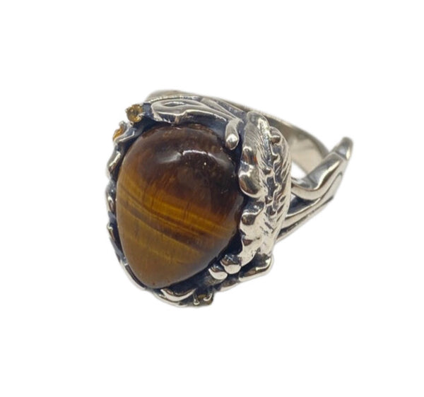 TIGER'S EYE RING