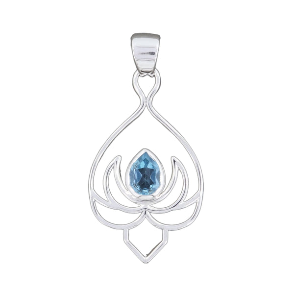 BLUE TOPAZ PENDANT