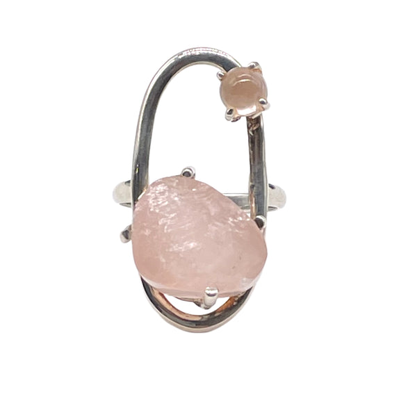 ROSE QUARTZ RING