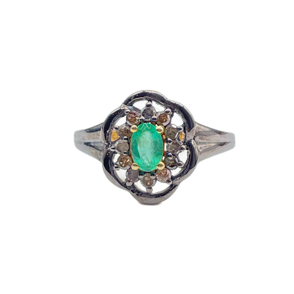 EMERALD DIAMOND RING