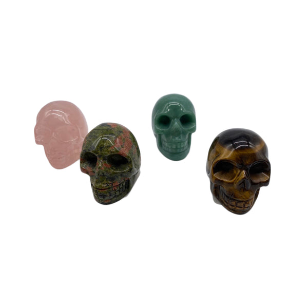 Gemstone skull