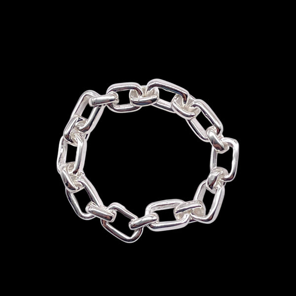 925 silver chain rings