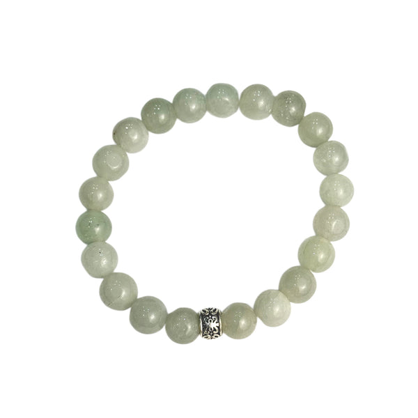Green Amethyst beaded bracelet