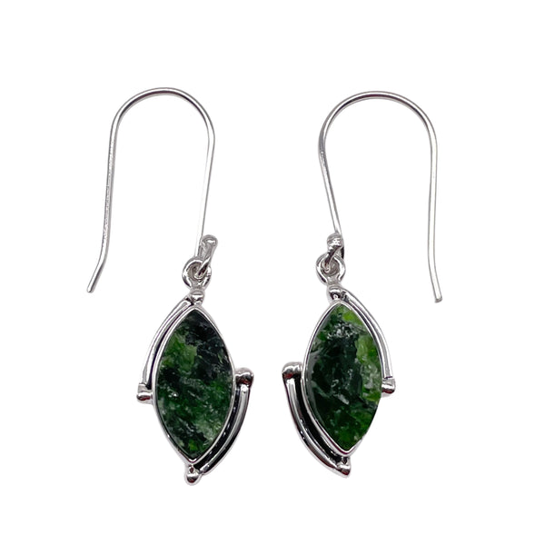 Chrome Diopside Earrings