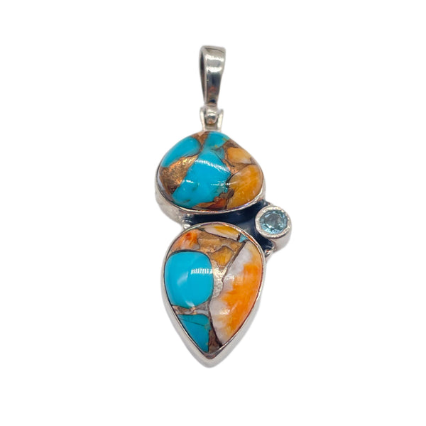 TURQUOISE SPINY OYSTER PENDANT