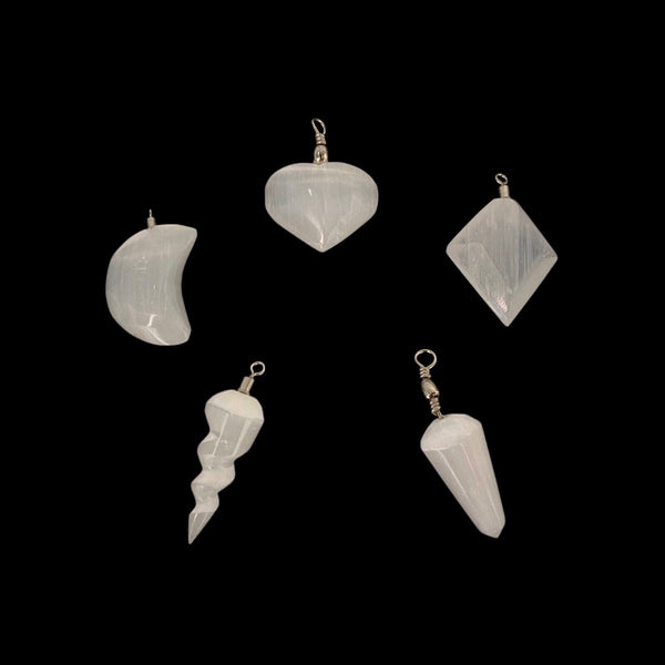 Selenite Keychain-1” crystal